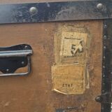 Old travel trunk