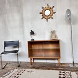 Vintage oak bookcase shelf 1950