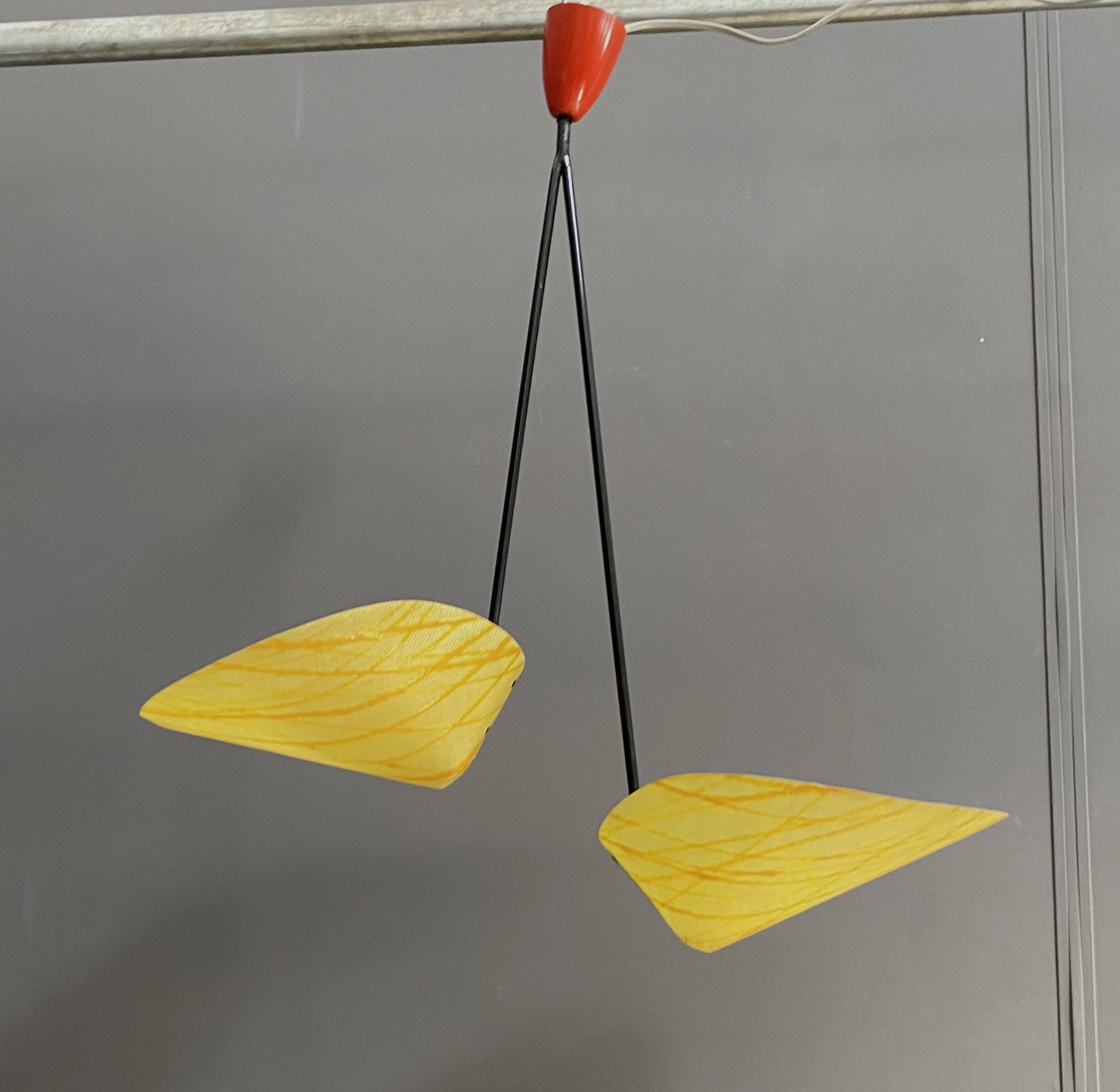 Josef Hurka pendant lamp model 1210 for Napako 1960s