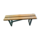 Industrial wooden bench