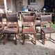 Lot de 8 chaises style Henri II