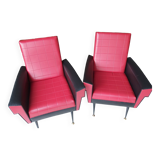 Set of 2 50s armchairs