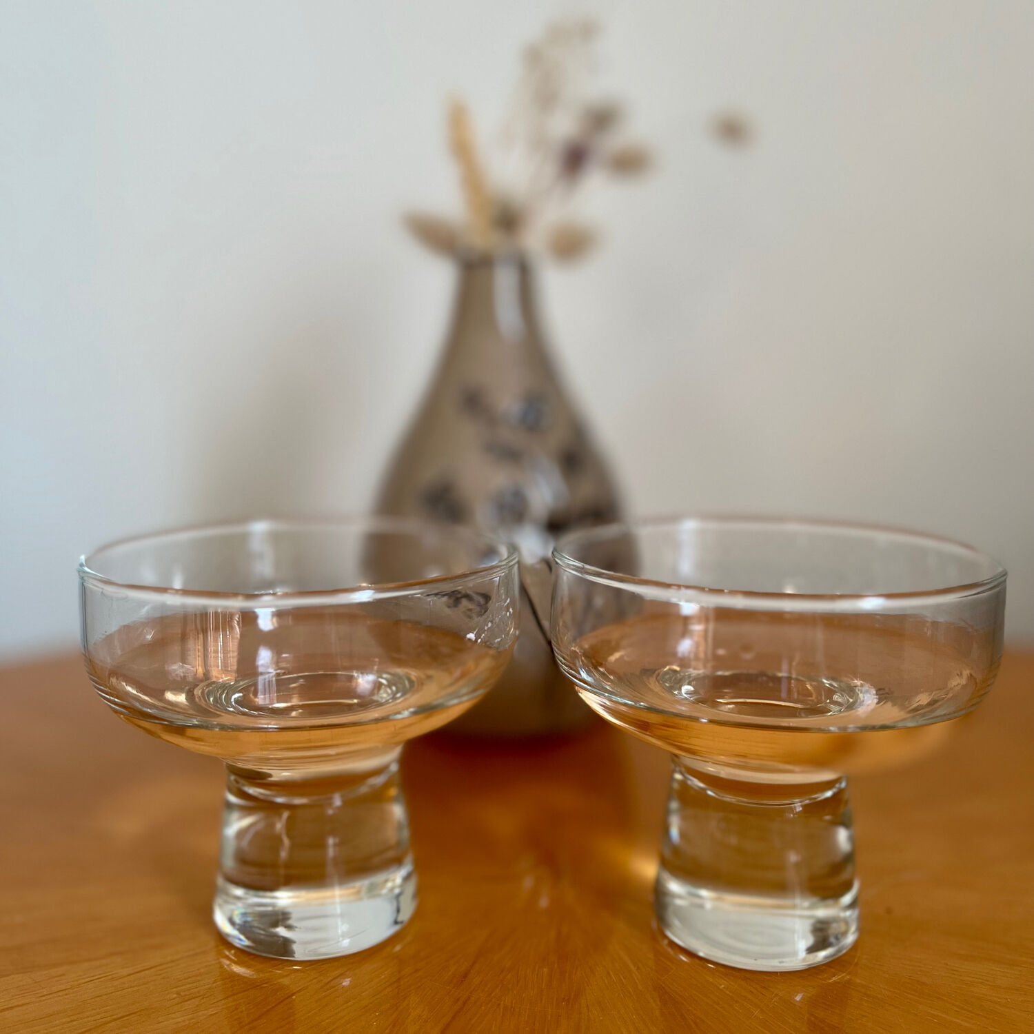 Vintage Champagne Cocktail Coupe Glasses