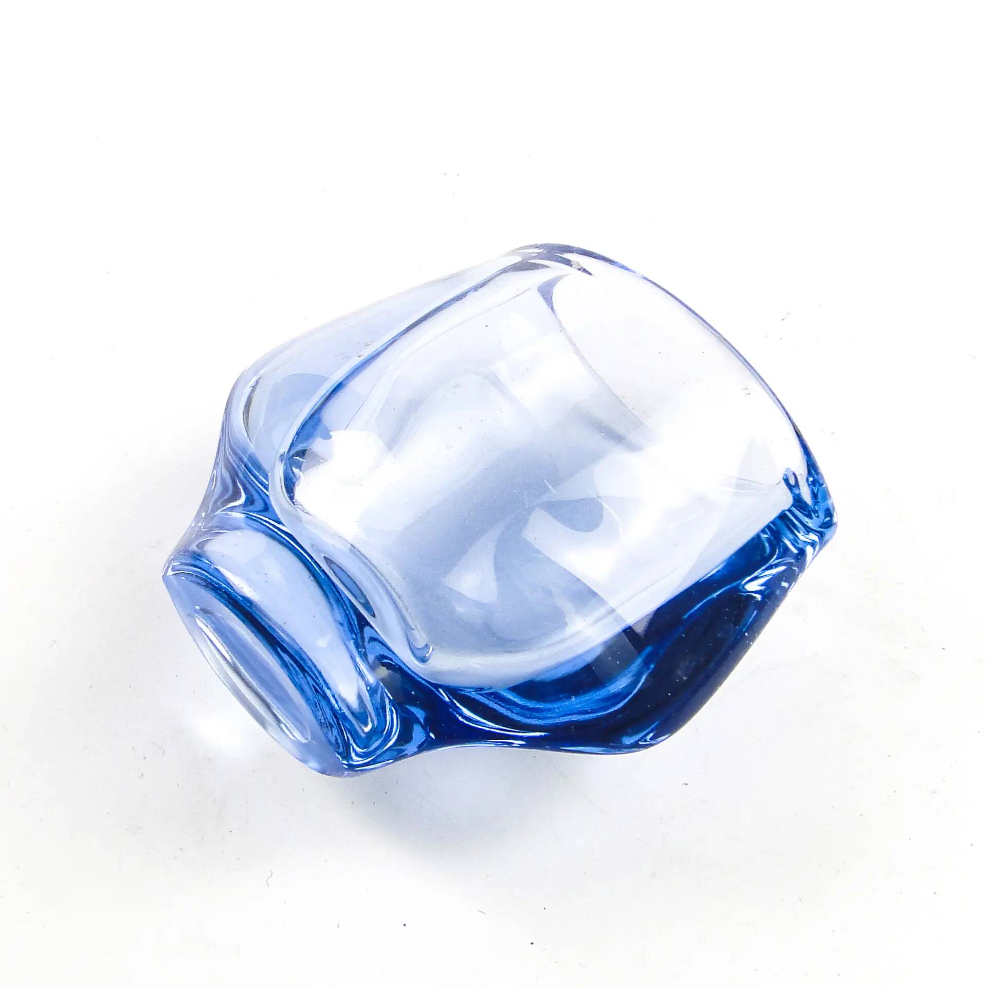 Mid-century modern vase, glass, Czechoslovakia, 1960s