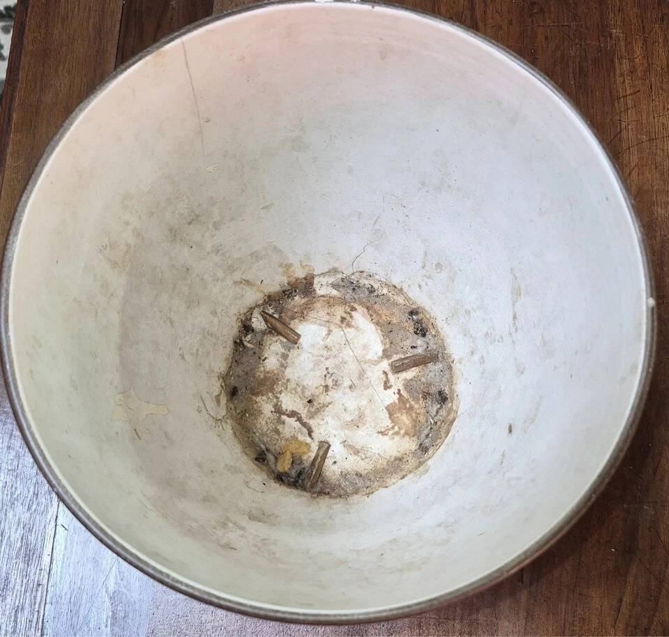 Ceramic cache-pot signed Millet – sailboat decoration – artwork – 20th century