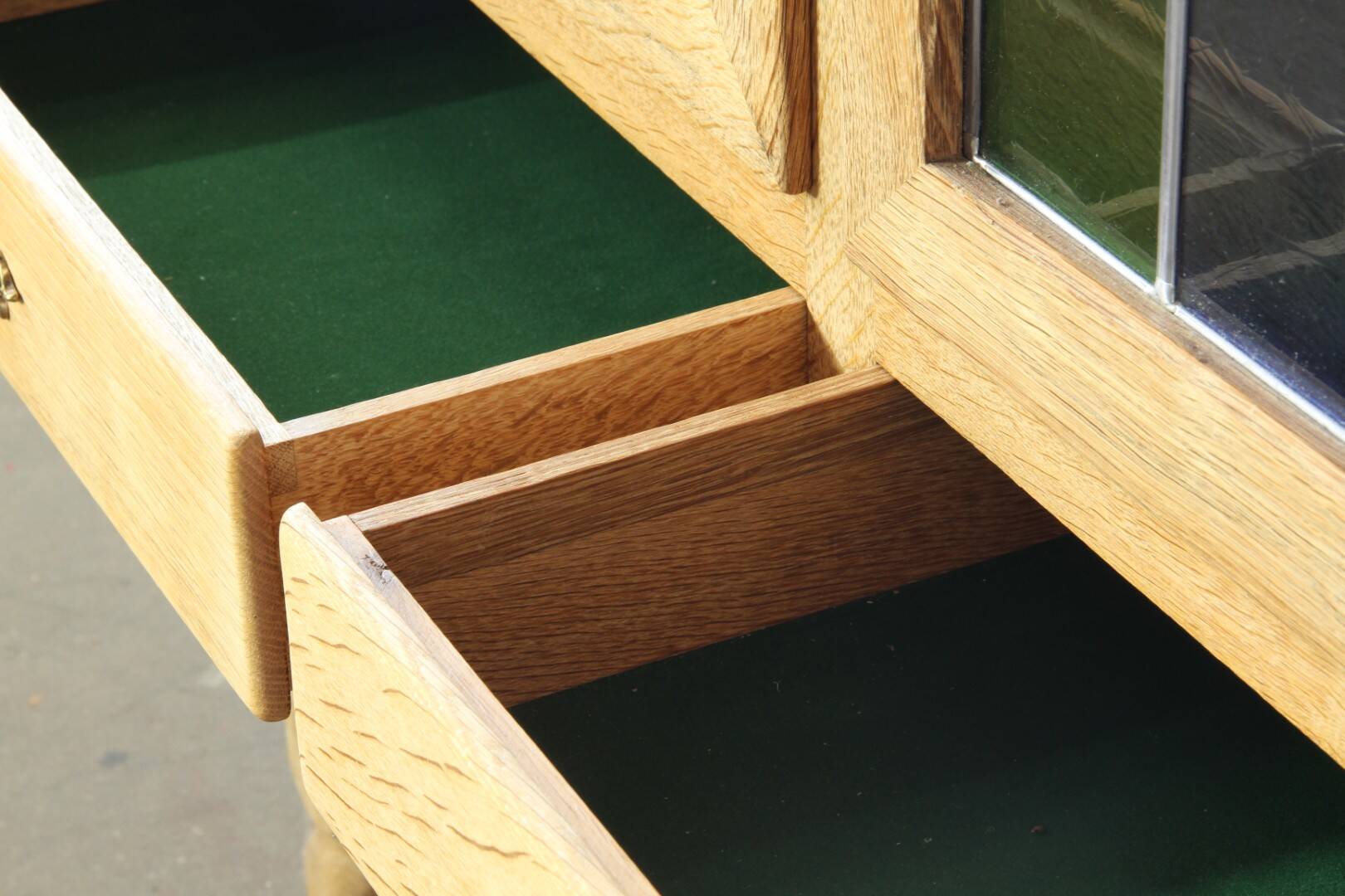 Vintage 1994 Danish Modern Oak Cabinet in the style of Henning Kjærnulf