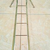 Vintage brass and glass magazine rack 1960s
