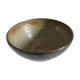 Large vernide sandstone bowl (by a ceramic potter)