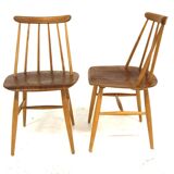 Set of 2 Scandinavian "Fanett" chairs by Ilmari Tapiovaara, Sweden, 1960