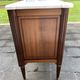 Louis XVI style solid wood chest of drawers, 3 drawers, second half of the twentieth century