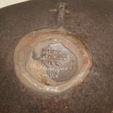 Empty Swiss ceramic pocket KOHLER BIEL pottery alpine pastures cow bell