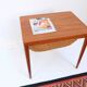 Mid-20th century Danish sewing table/side table in teak, Haslev Hansen