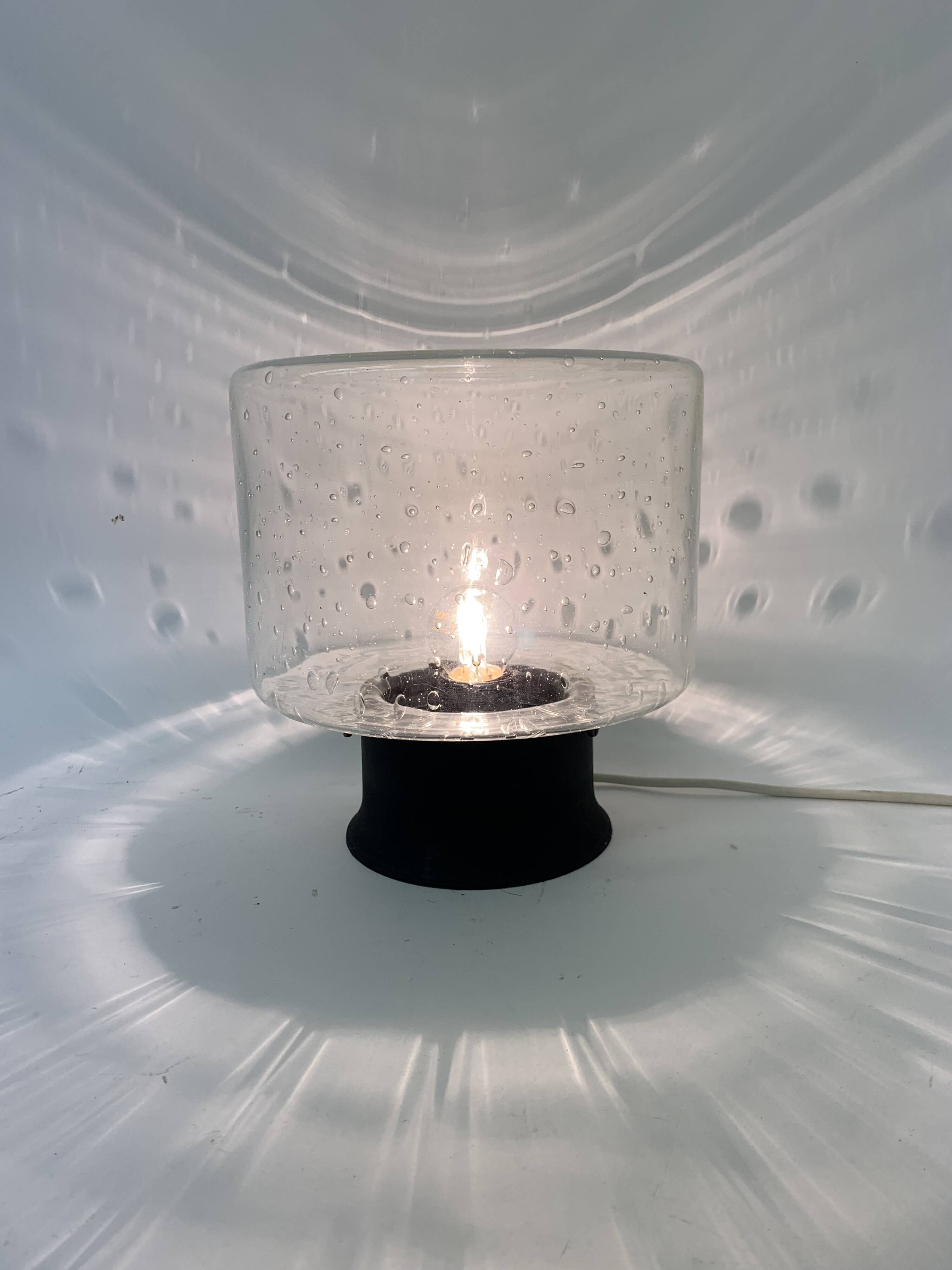 Mid-century design glass ceiling lamp, 1960’s