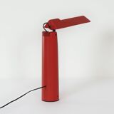 Lampe de bureau picchio rouge par isao hosoe pour luxo, années 1980