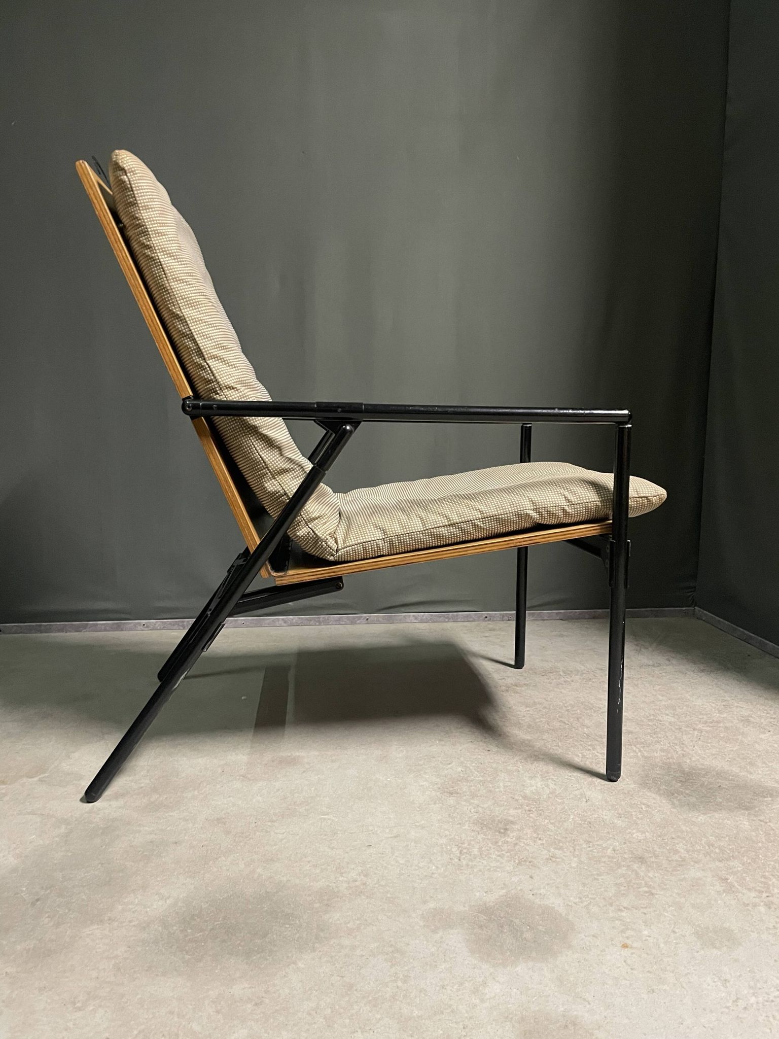 Rare Richard sapper folding chair for B&B italia,