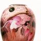 Art Nouveau style blown glass vase, Ed Aleksander/Orient & Flume.