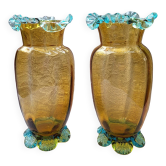 Pair of Georges Sand Portieux vases