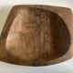 Vide poche forme libre mid century XXL en bois d'olivier