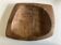 Vide poche forme libre mid century XXL en bois d'olivier