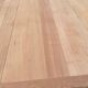 Extendable round farmhouse dining table restored in solid oak from the 19th century