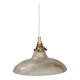Vintage holophane glass lampshade pendant light