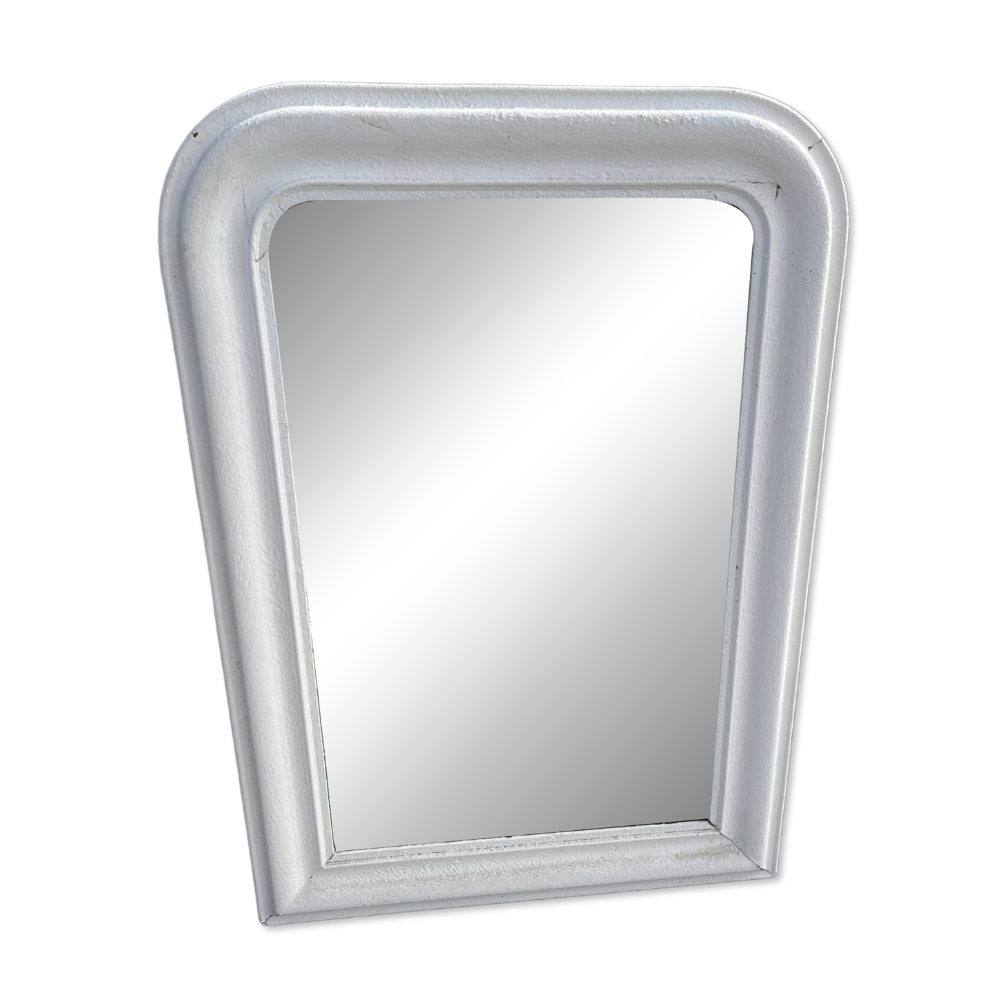 Large white mirror from the early century.