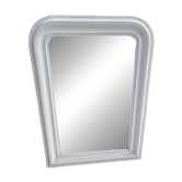 Large white mirror from the early century.
