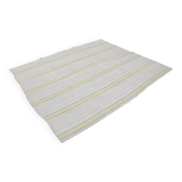 Tapis Kilim en chanvre Oushak antique coloré sku 3674