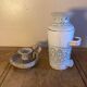 Ceramic Candle holder and Vase Set - Jean Austruy 50s-60s handmade