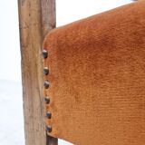 Paire de fauteuils incurvée Art Déco