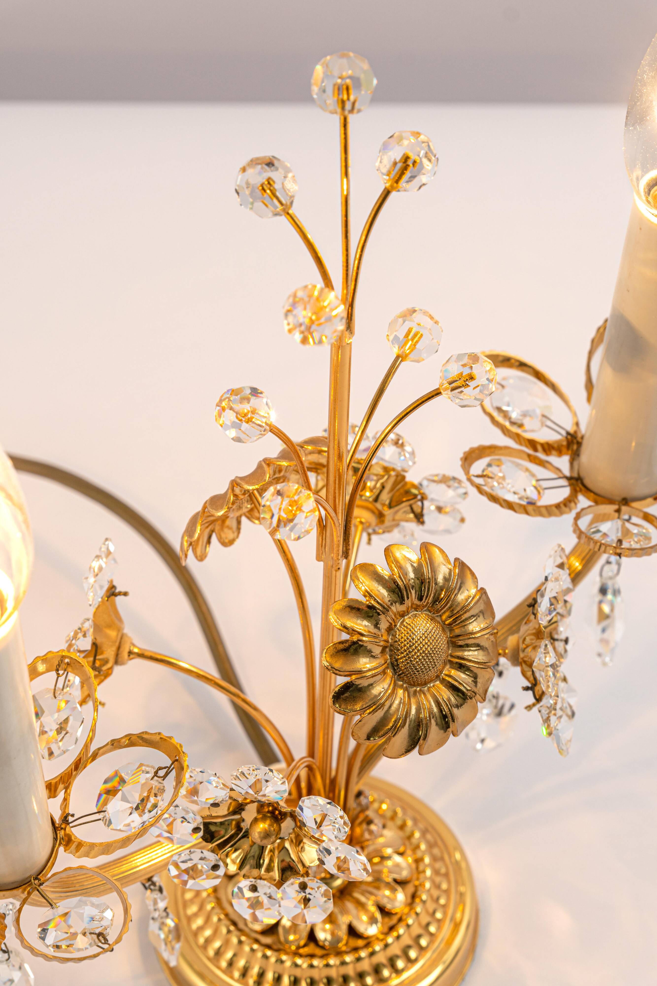 Beautiful small table lamp by Palwa, Germany, 1970s.
