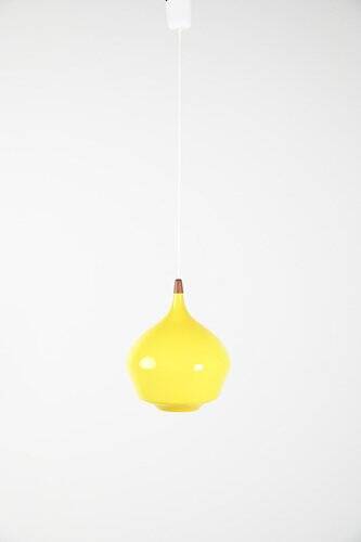 Yellow Pendant Light from Holmegaard