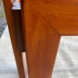 Afra and Tobia Scarpa wood and smoked glass coffee table