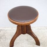 Vintage stool, Reiner piano stool, height adjustable stool, tripod stool, decoration