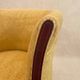 Art Deco gondola armchair in mahogany and marquetry – 1930s