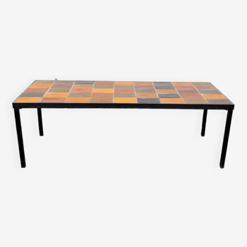 Roger Capron Ceramic Coffee Table Circa 1950