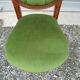Room chair medaillon green fabrics