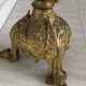 Pair of French brass church candelabras dating from the early 20th century