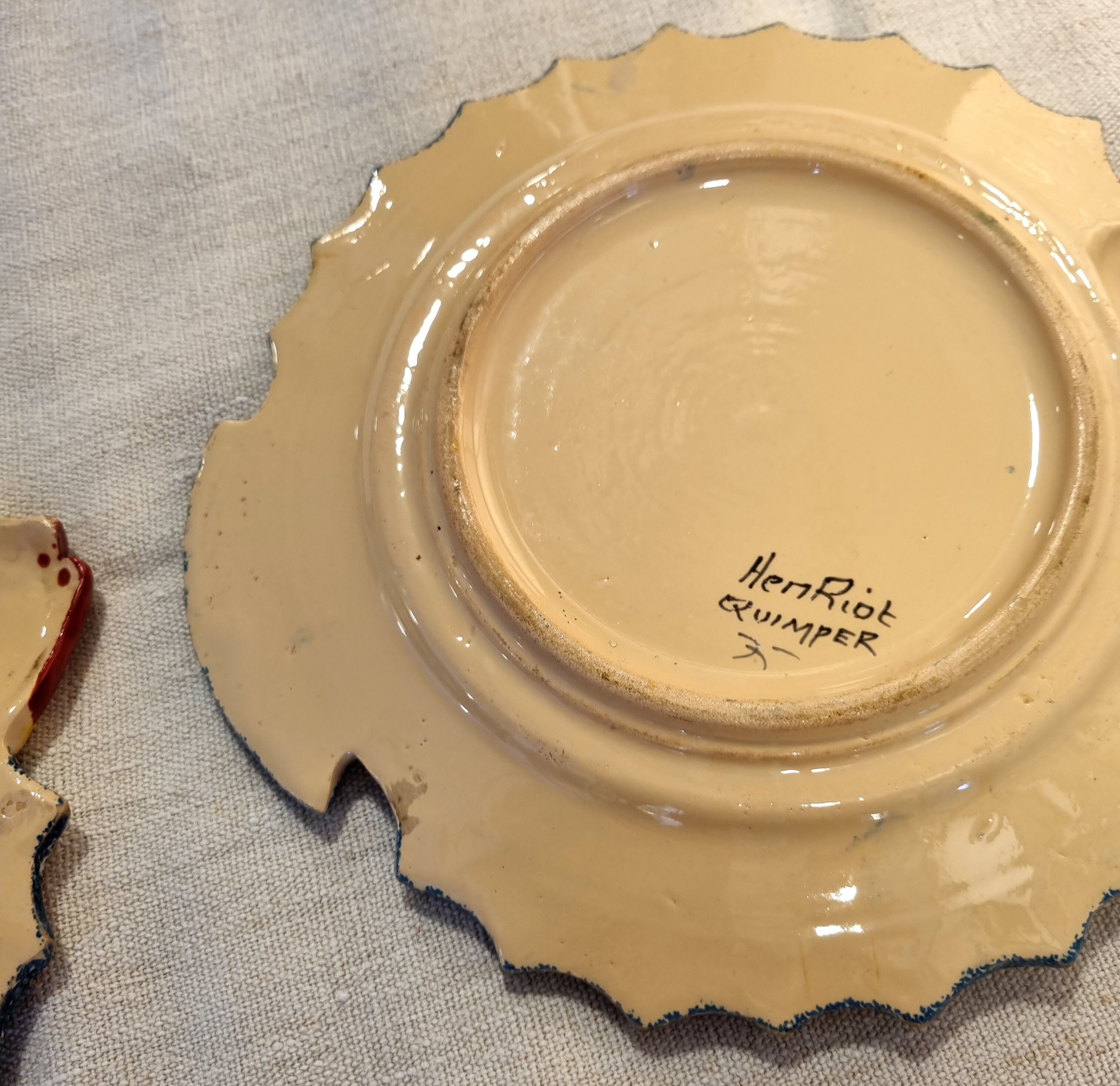 Duo plates Henriot