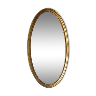 Golden mirror 70x35cm