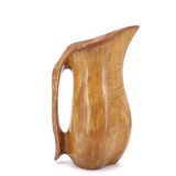 Sculptural wooden pitcher, 1960s