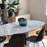 Table marble arabescato Italy vintage