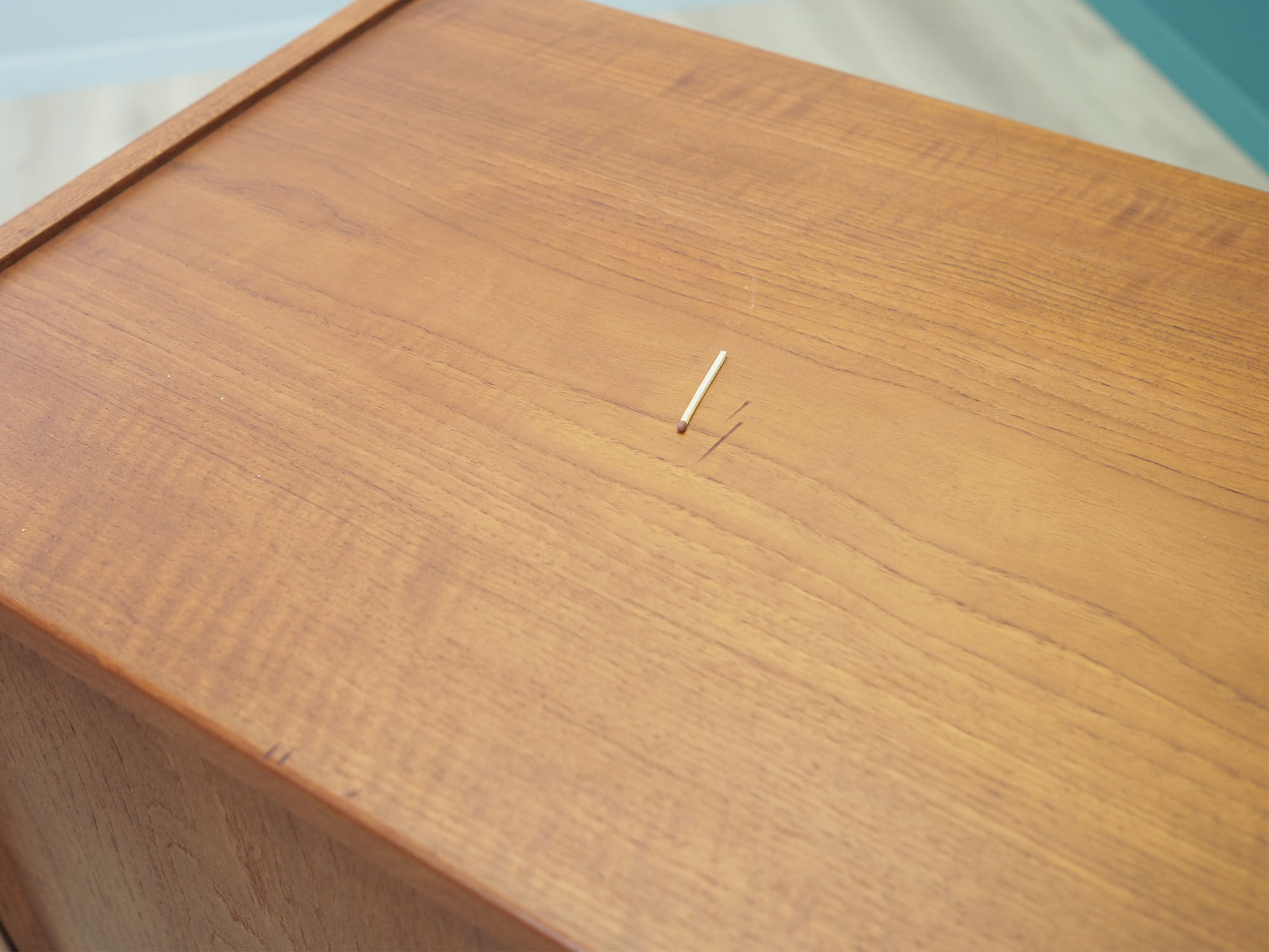 Enfilade en teck, design danois, années 1960, production: Danemark