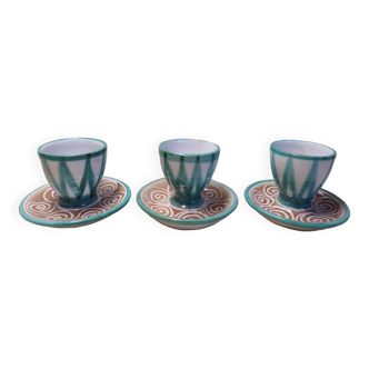 3 vintage Robert Picault egg cups
