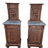 Coppia di Comodini a "Tempietto" Fine '800