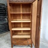 Antique French wardrobe with mirror