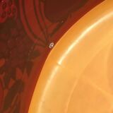 Vintage light suspension in composite fruit decoration