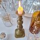 Vintage brass candle holder