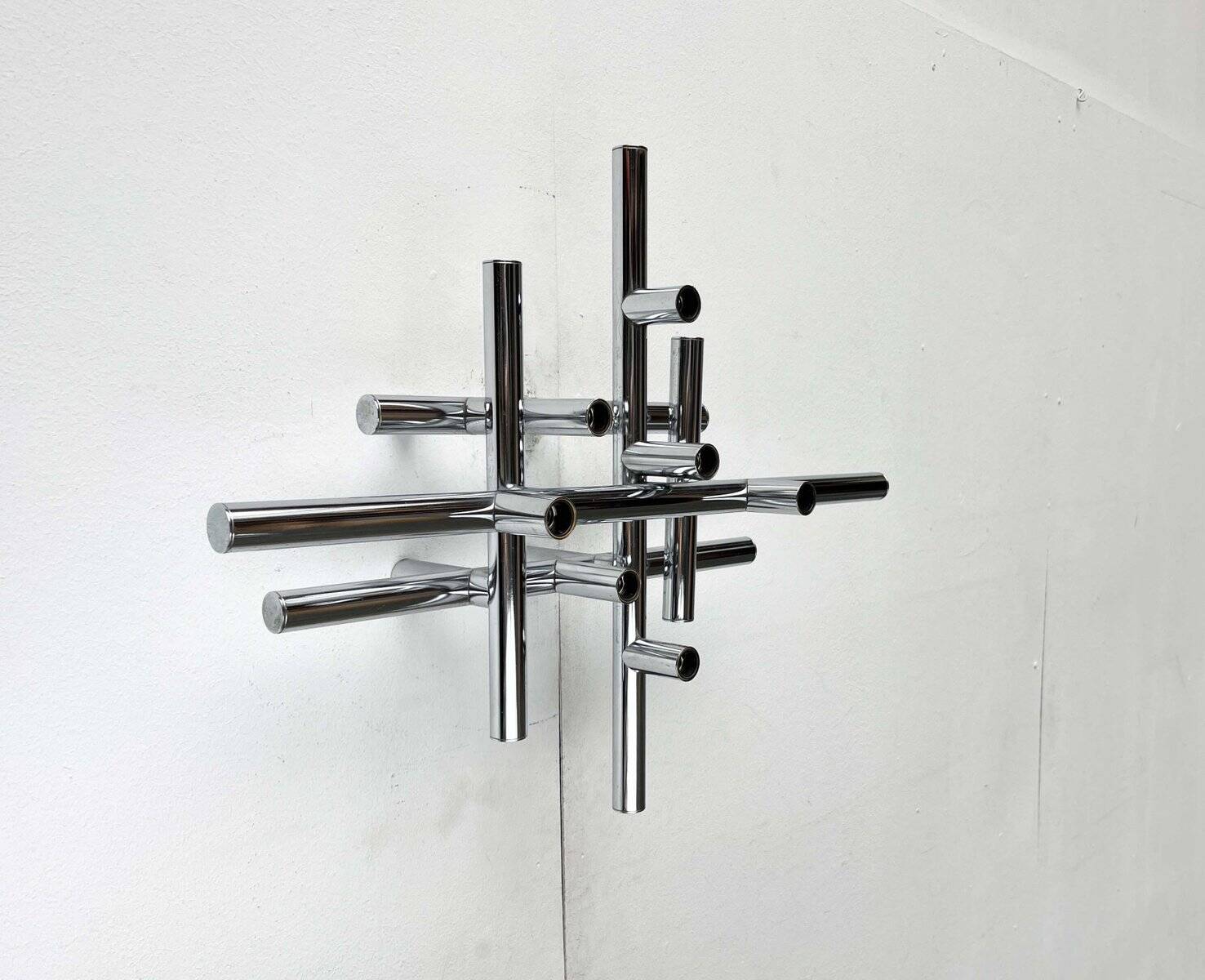 Mid-century Swiss space-age wall lamps or ceiling lights by Temde, 1960s.