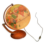 Vintage Illuminated Globe